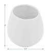 Black Large Round Wall Planter - Vertical Gardening by Arcadia 6.2" tall