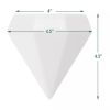 Diamond Shaped Ceramic Hanging Planter - Dark Gray- by Arcadia Gardening Products 4.5" tall